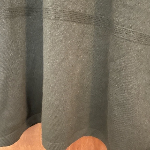 Cashmere Forest Green Ribbed Mock Neck Dress 8/10 - Picture 5 of 6
